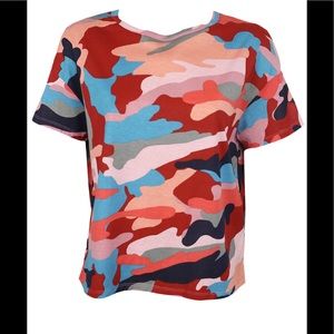 Zara Multicolored Camo Shirt